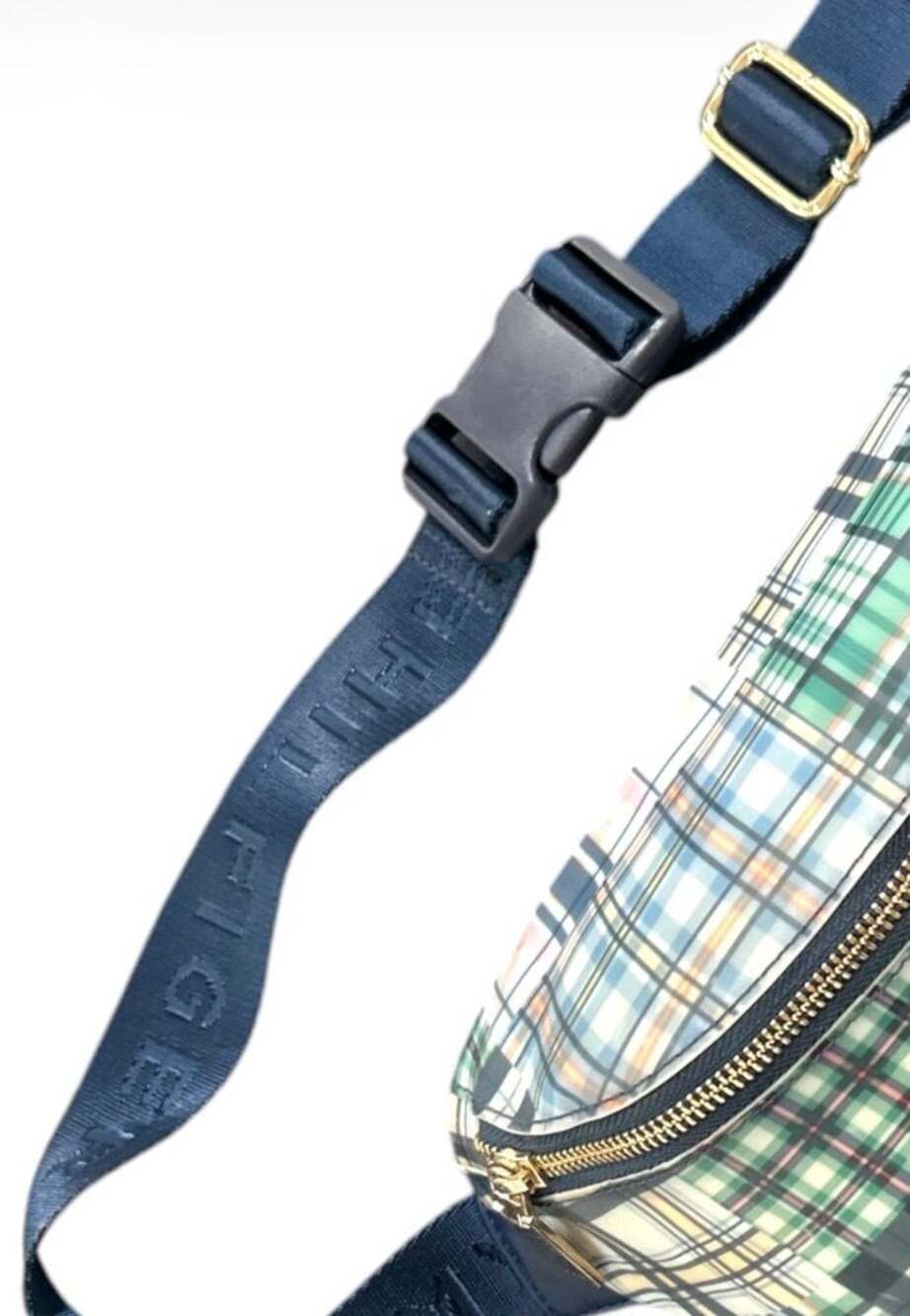 Y2K Tommy Hilfiger Plaid Print Belt Bag Fanny Pack - Picture 7 of 10